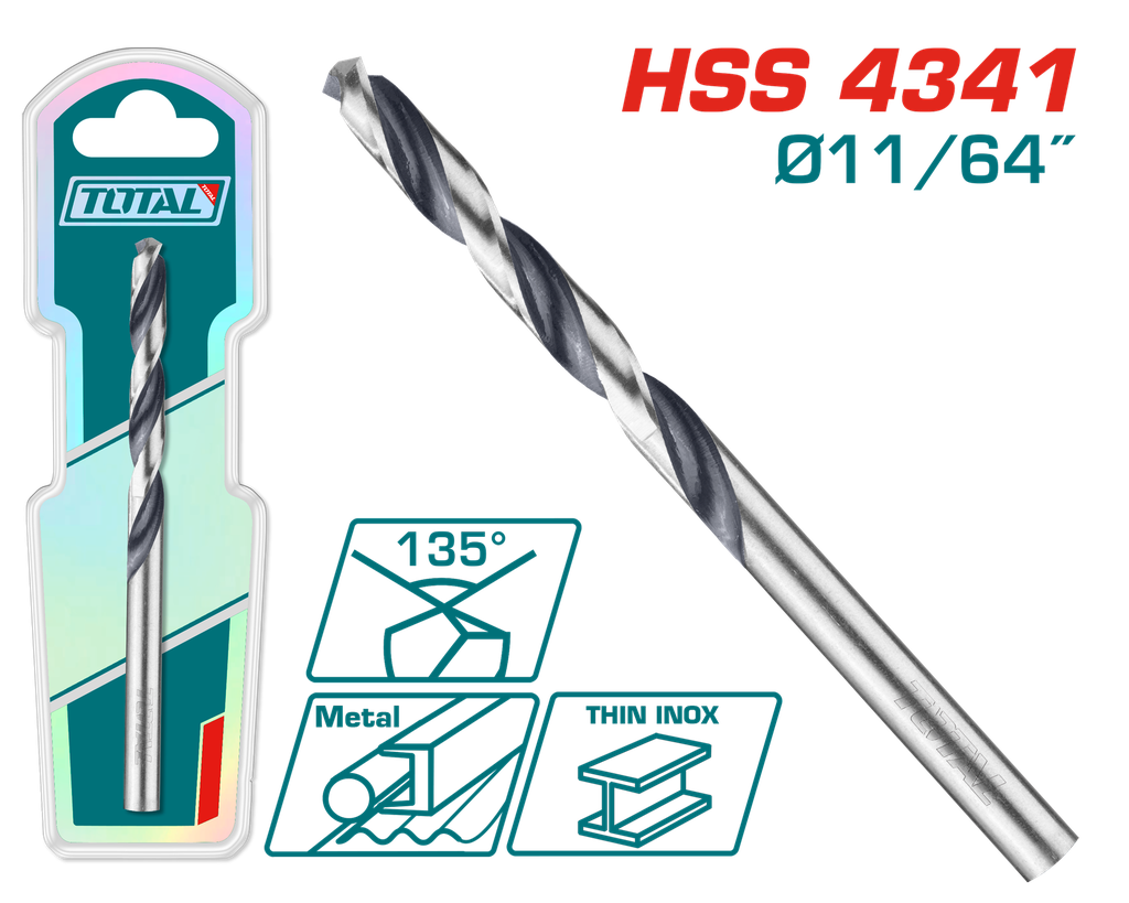BROCA LAMINA 11/64" INDUSTRIAL SUPER TOTAL (TAC1206414)