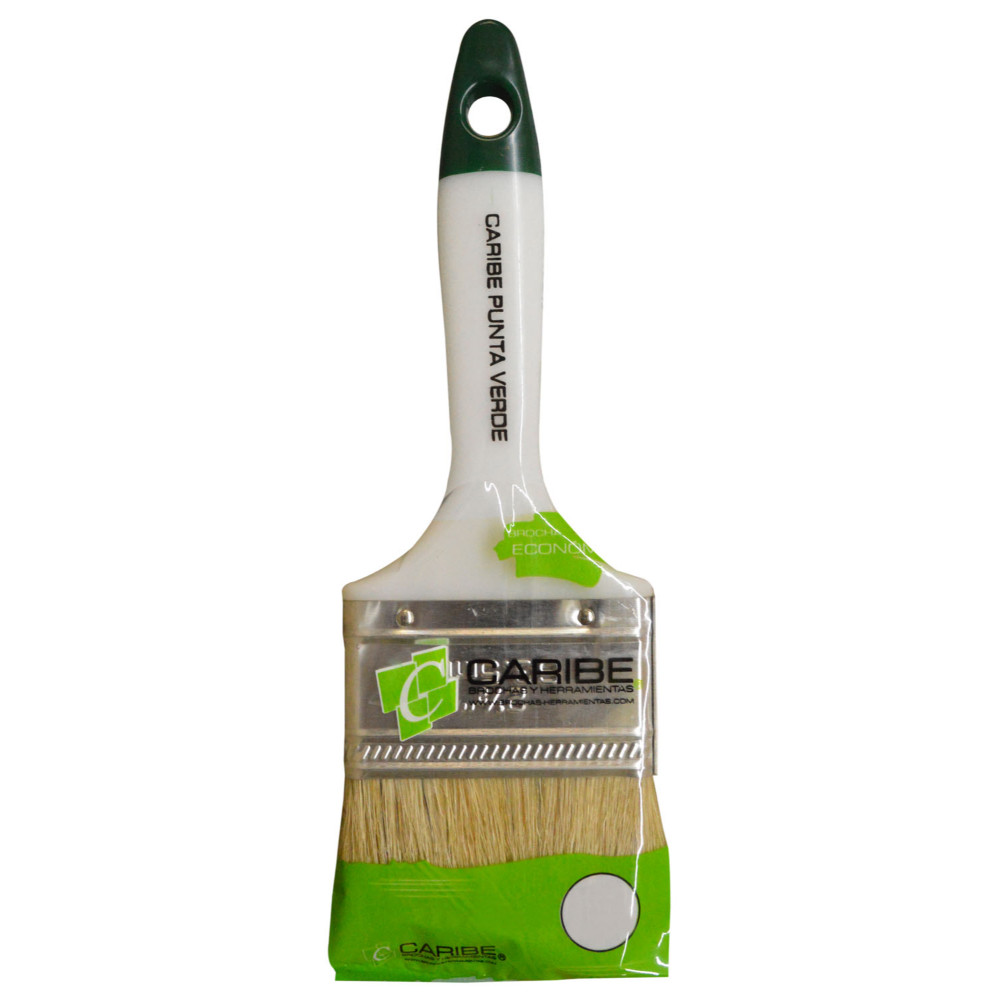 BROCHA DE 1 1/2" CARIBE ECONOM PUNTA VERDE-600202