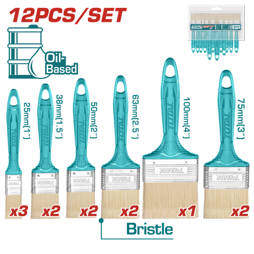 [21098] BROCHA X 12 PZS  SUPER TOTAL (THT84501201)