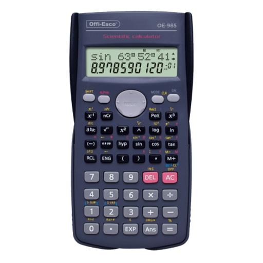 [PAOE985] CALCULADORA CIENTIFICA OFFI OE985 240 FUNCIONES NEGRA (OE985)