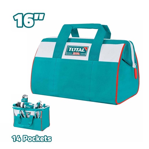 [16287] BOLSO DE HERRAMINETAS 16" 14 BOLSILLOS SUPER SELECT TOTAL (THT261625)