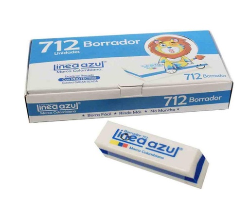 [IH4910] BOORRADOR LINEA AZUL NATA 712 GRANDE (BR712)