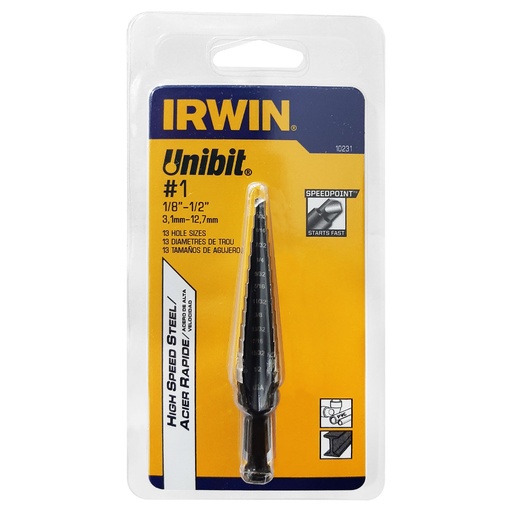 [14233] BROCA METAL IRWIN FINA HSS ESCALONADA (10231)