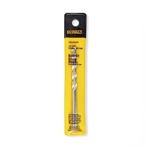 [5453] BROCA MURO DEWALT FINA 1/4X4 (DW530650C)