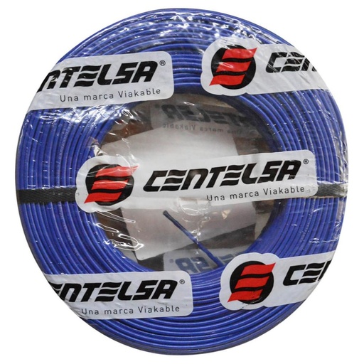 [6728B] CABLE CENTELSA 7 HILOS #12  AZUL X METRO