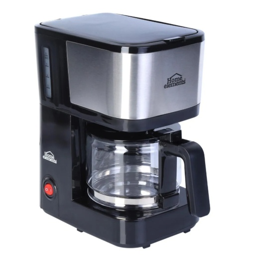 [IH6787] CAFETERA 6 TAZAS NEGRA V/VIDRIO (HECM9420SS)