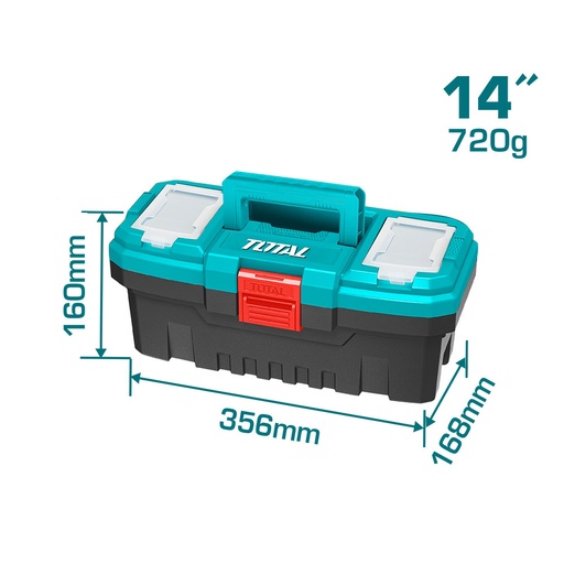 [15354] CAJA HERRAMIENTA 14 PLASTICA TOTAL (TPBX0141)