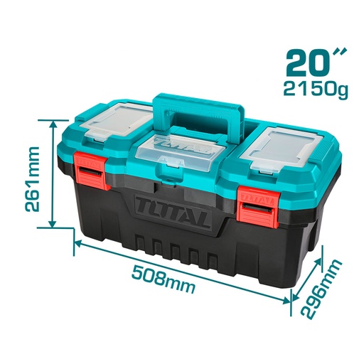 [15358] CAJA HERRAMIENTA 20 PLASTICA TOTAL (TPBX0201)