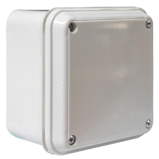 [8723] CAJA PLASTICA FINA PROFUNDA CON TAPA INDUMA PARA CAMARAS (10X10X7) (CERTIFICADA)(T7501-028)