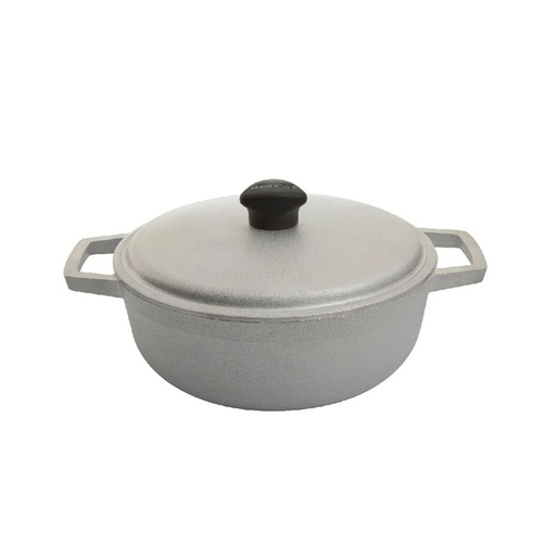 [16911] CALDERO 22 CM 2.5 LTS ALUMINIO FUNDIDO NATURAL IMUSA