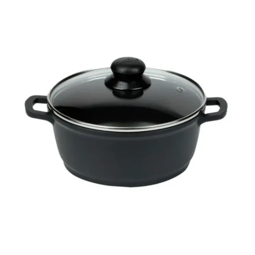 [KR10010187] CALDERO INYECTADO 20  X 8.5 CM ANTIADHERENTE C/T DKASA
