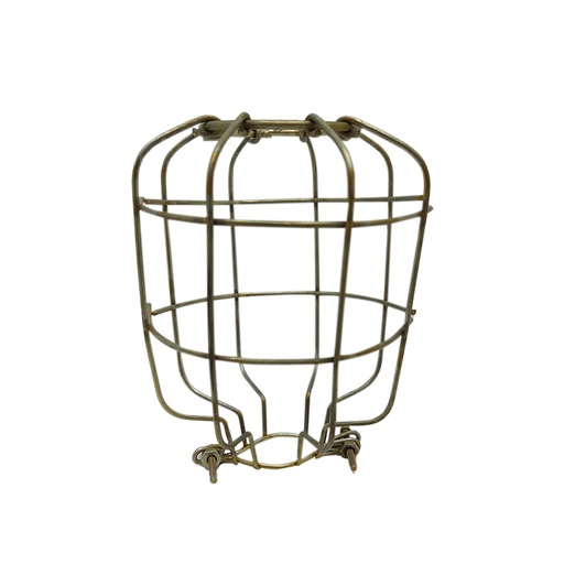 [16033] CANASTILLA PARA BOMBILLO LED # 2 MEDIANA ZINCADA
