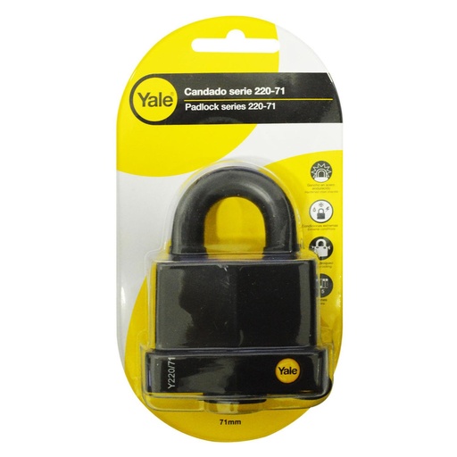 [11814] CANDADO YALE INTEMPERIE 71MM (8817)