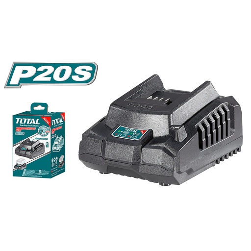 [14765] CARGADOR DE BATERIA 20V INDUSTRIAL INTELIGENTE TOTAL (UTFCLI2001)