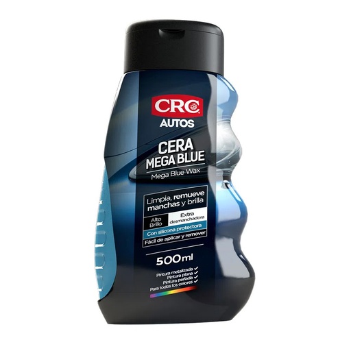 [15873] CERA MEGA BLUE 500 ML PARA AUTOS CRC (10229410)